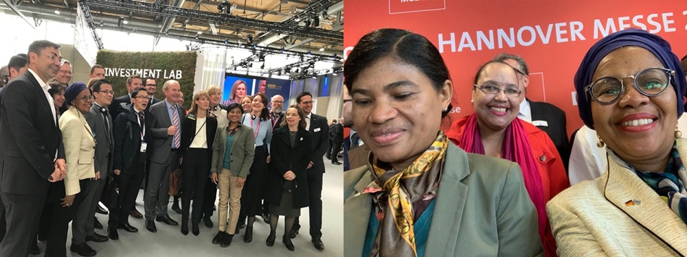 Guided tour for Embassies at the Hanover Fair on 03 April 2019